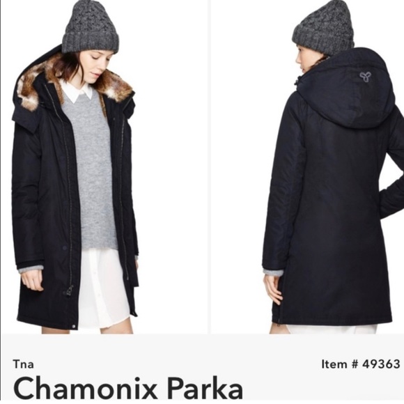 NWOT TNA Chamonix Parka size XS like new - Picture 2 of 7